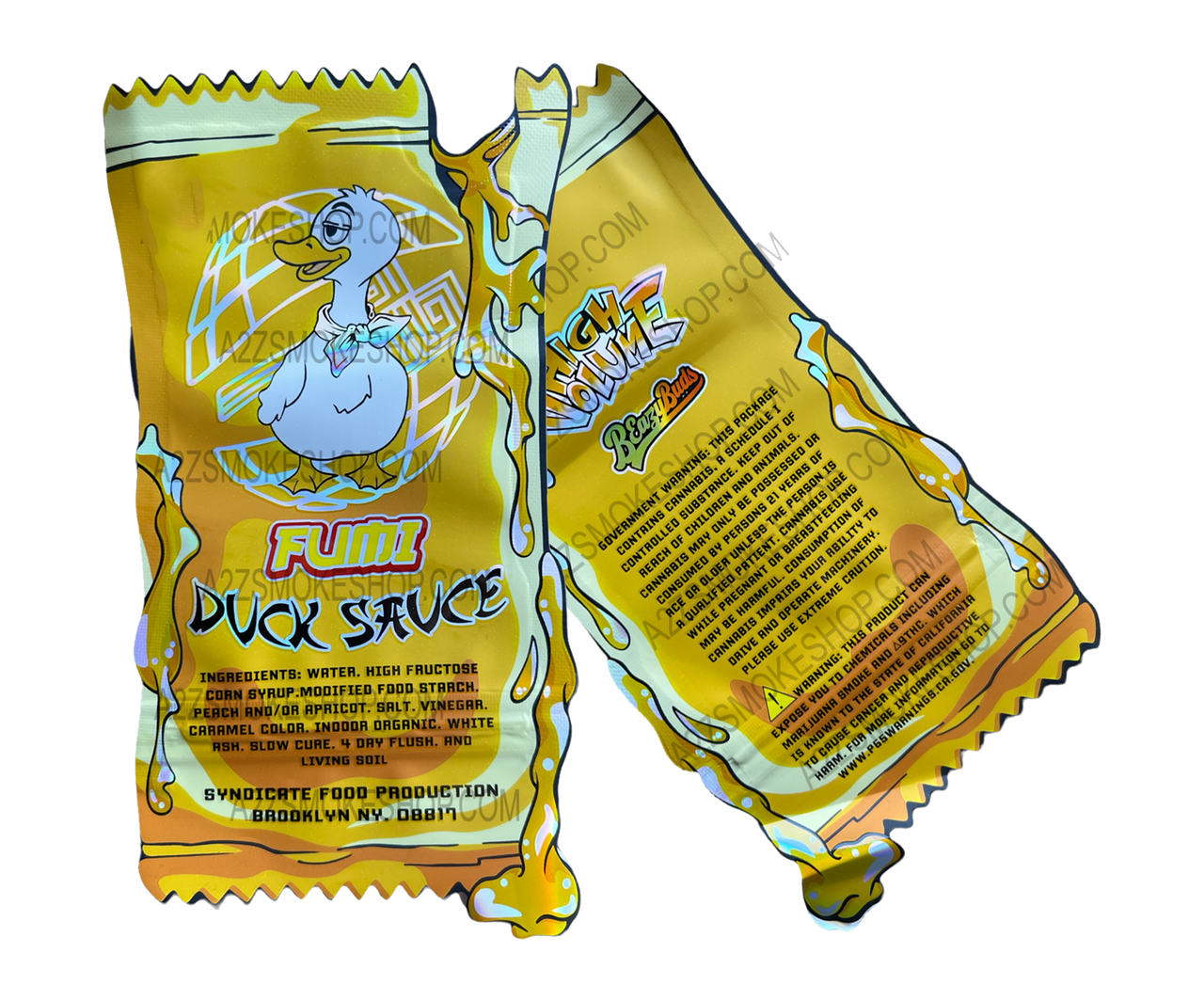 Fumi Duck Sauce cut out Mylar Bags g Die Cut Holographic Black Unicorn Hub x x af d ca dffda png