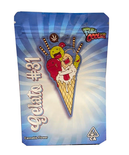 Gelato #31 Mylar bag 3.5g Smell Proof Airtight Mylar Bag- Packaging Only