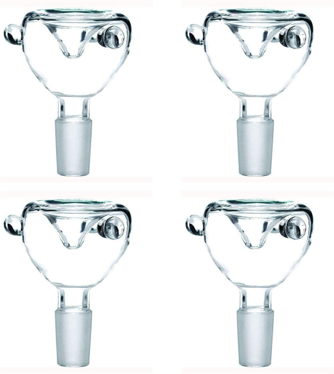 Glass Bowl Clear mm Male Pieces Black Unicorn Hub jpg