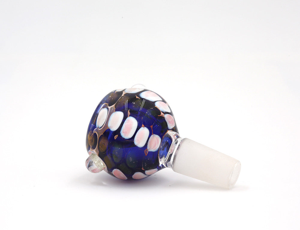 Glass Spot Color Bowl 14mm Male
