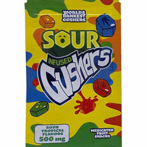 Gushers Sour Tropical Flavors mg Mylar bags packaging only Black Unicorn Hub x x e d ad bdc acb png