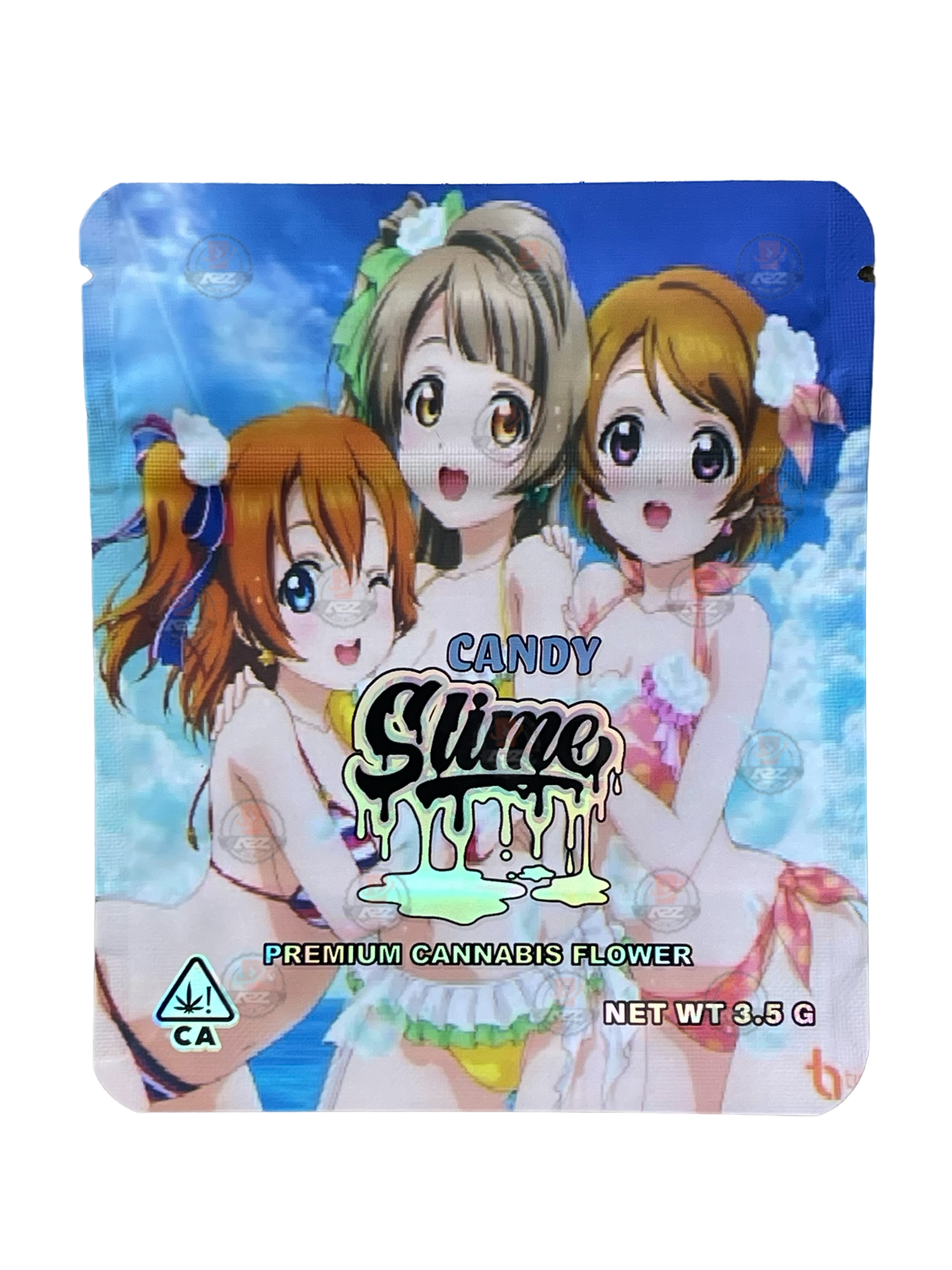 Candy Slime 3.5g Mylar Bag Holographic