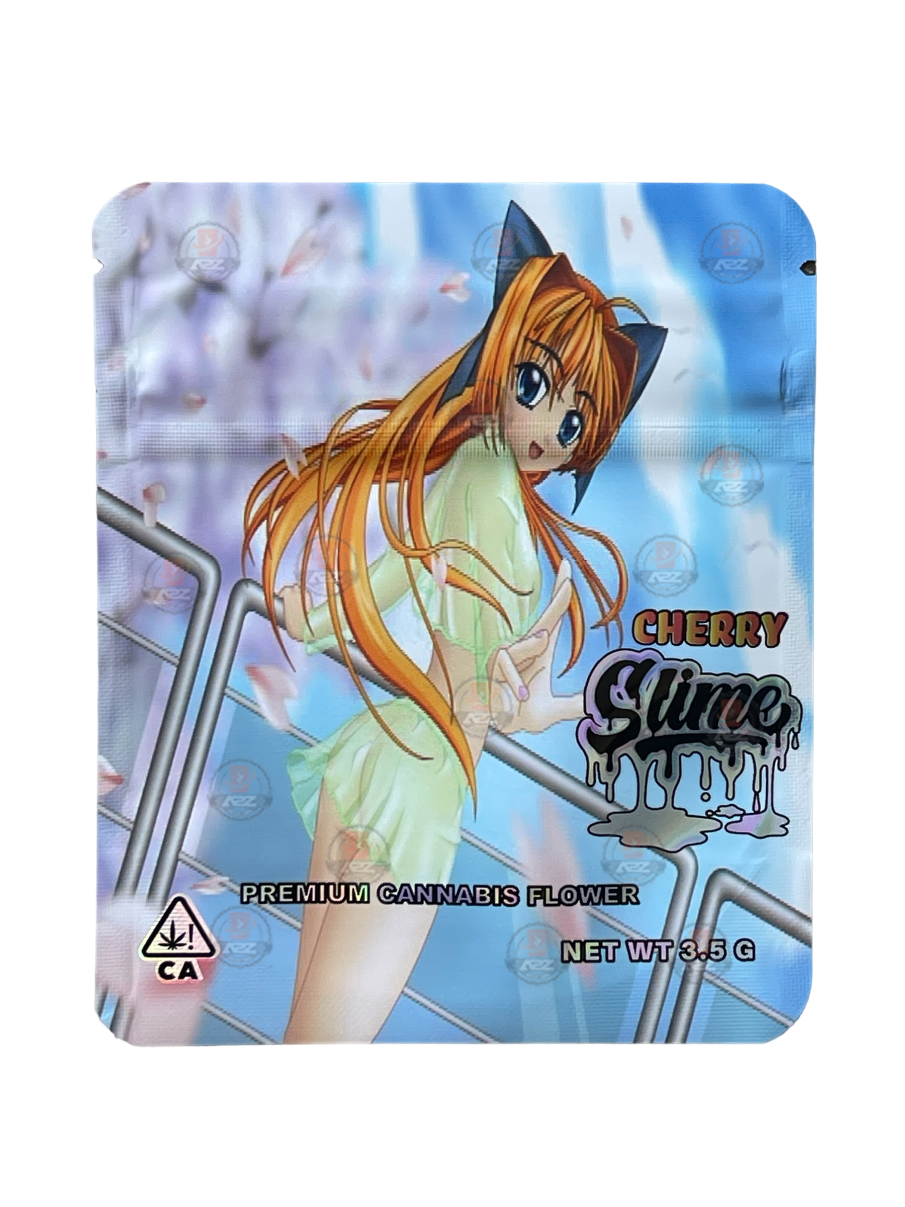 Cherry Slime 3.5g Mylar Bag Holographic