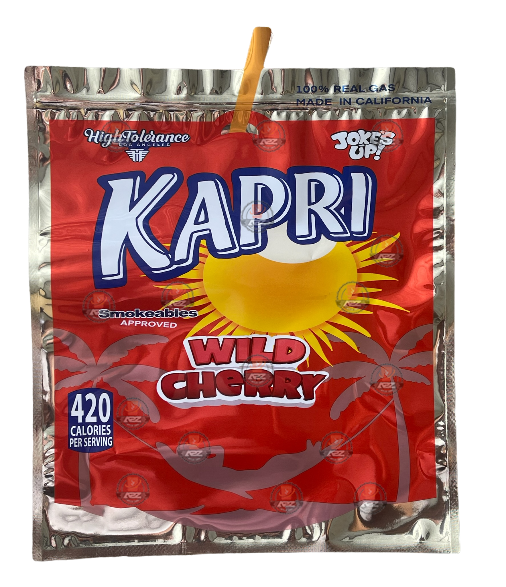 Kapri Wild Cherry Mylar Bag (Large) 1 LBS – 16OZ (454g) High Tolerance- Jokes Up Pound Bag