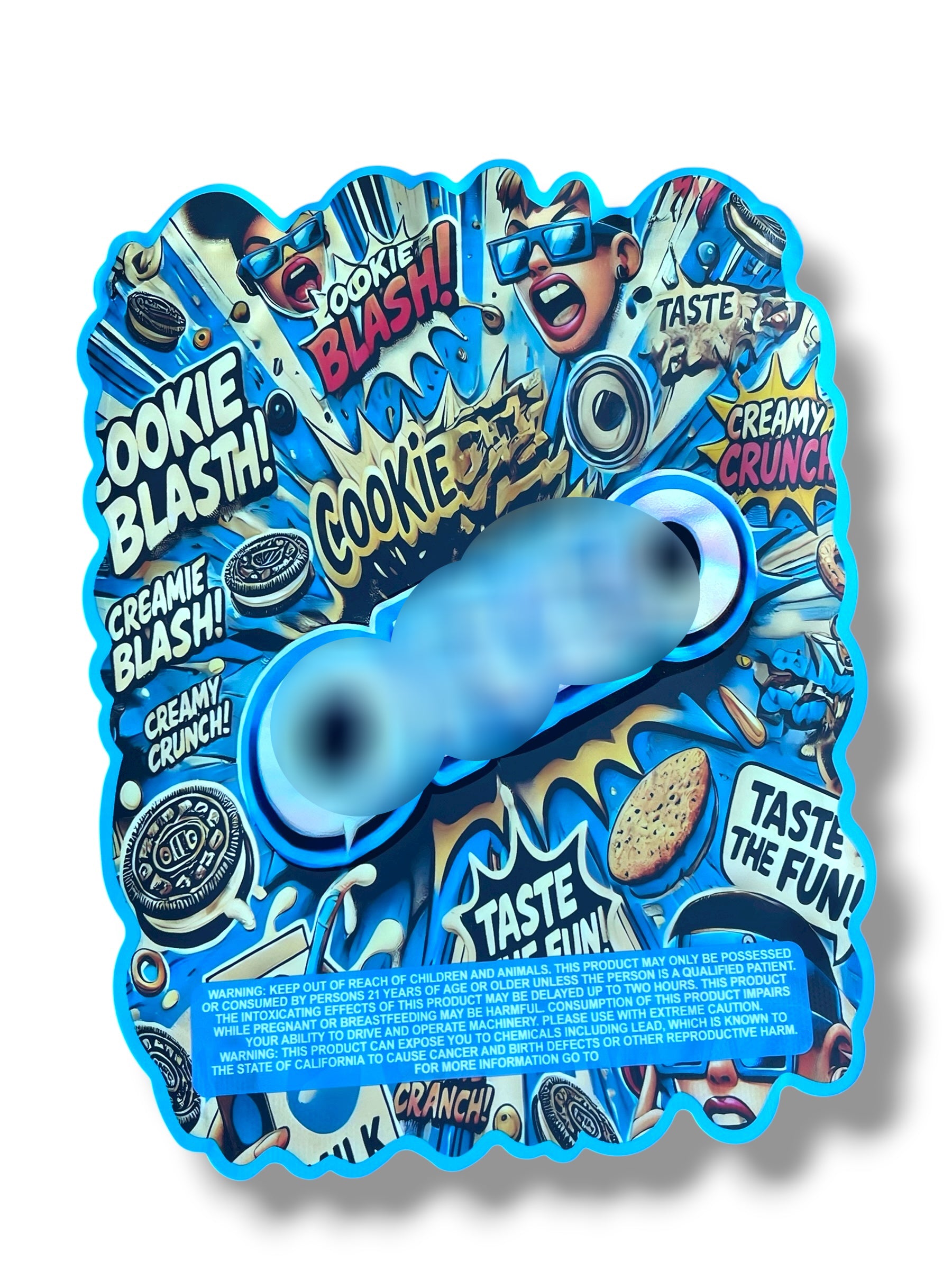 Cookies Blast 1 OZ  28G Mylar empty Mylar bag 1 ounce (50 Count)