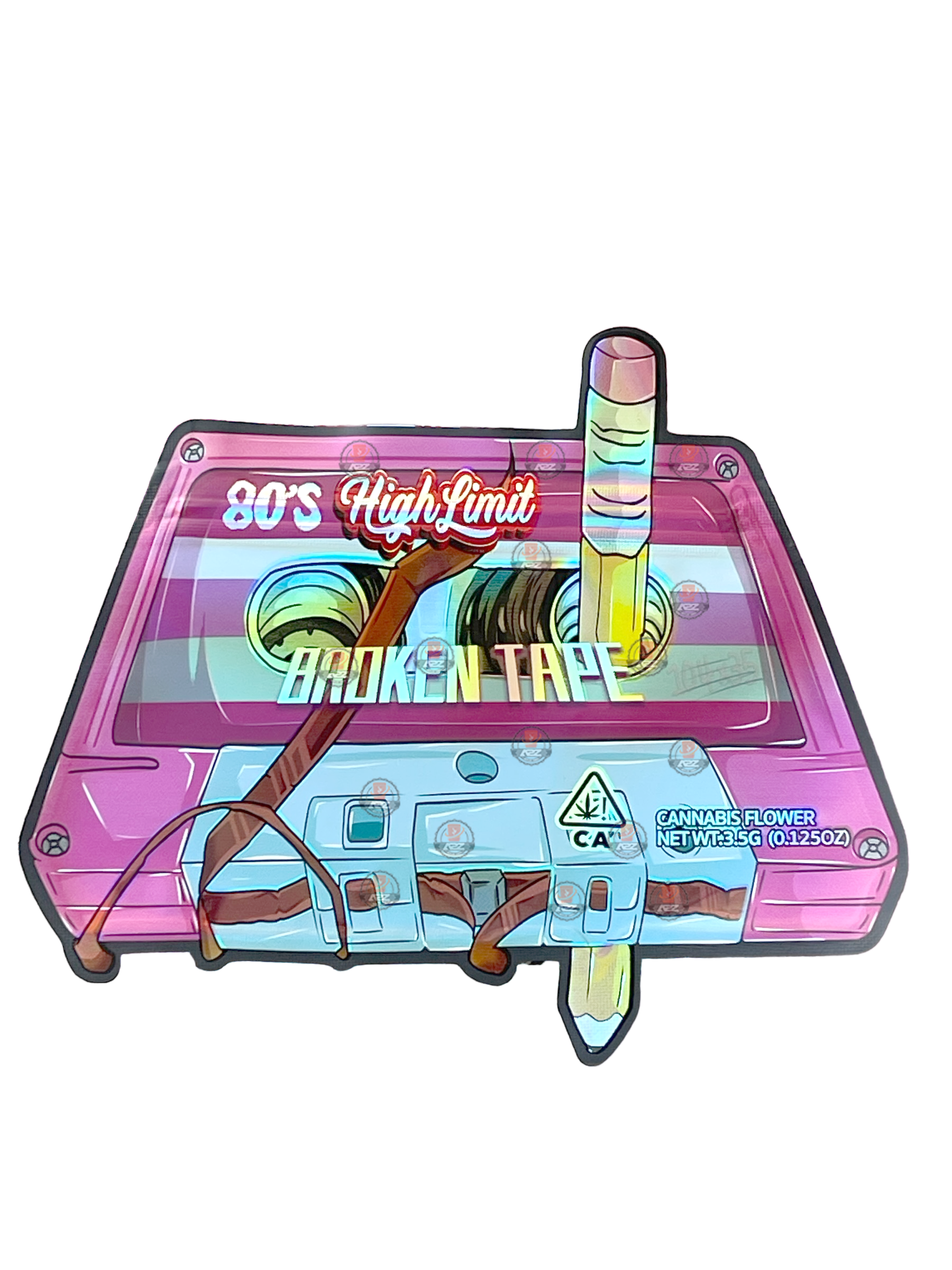 80’s High Limit Broken Tape 3.5 grams Mylar Bag