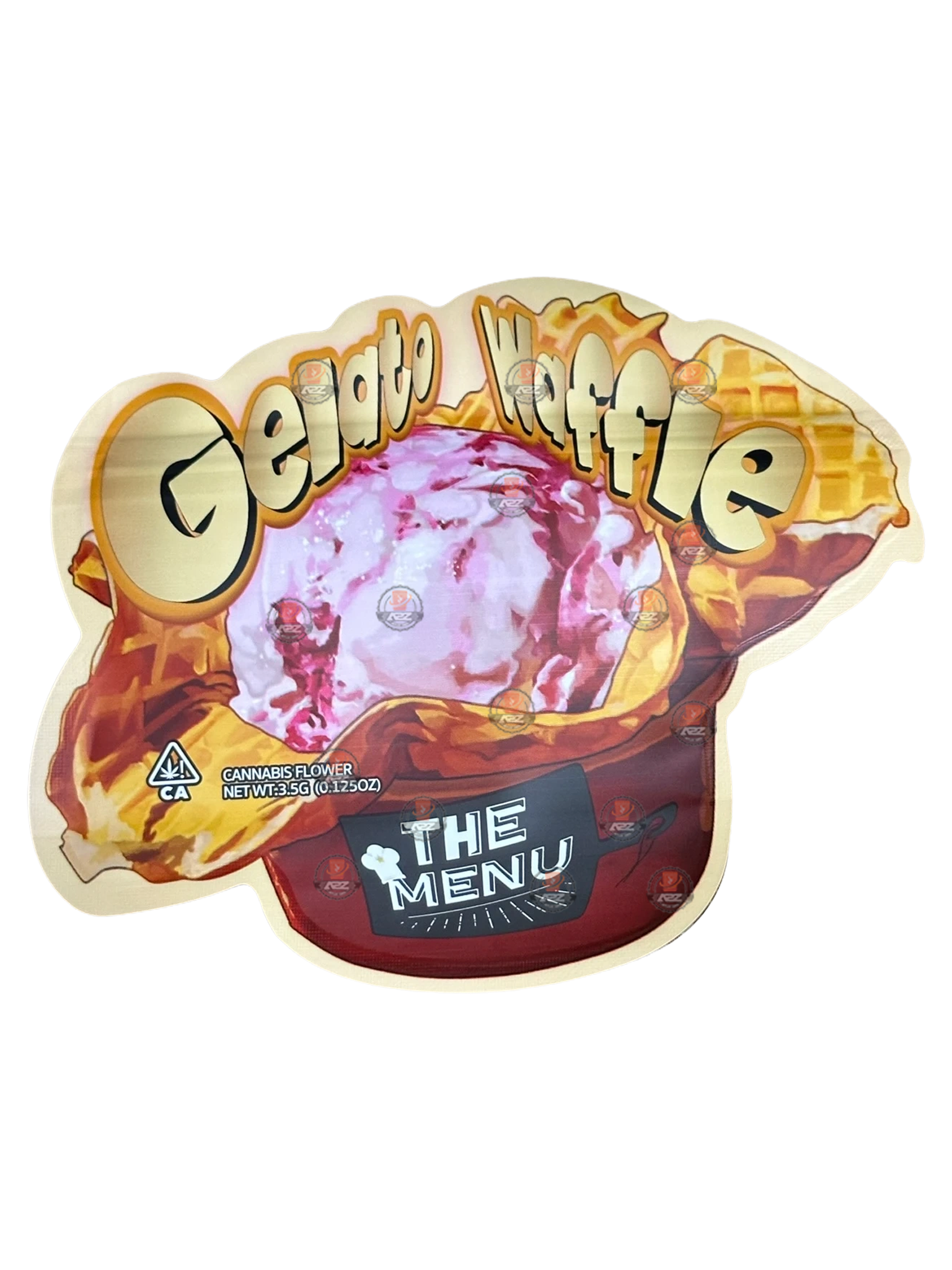 Gelato Waffle 3.5 grams Mylar Bag The Menu