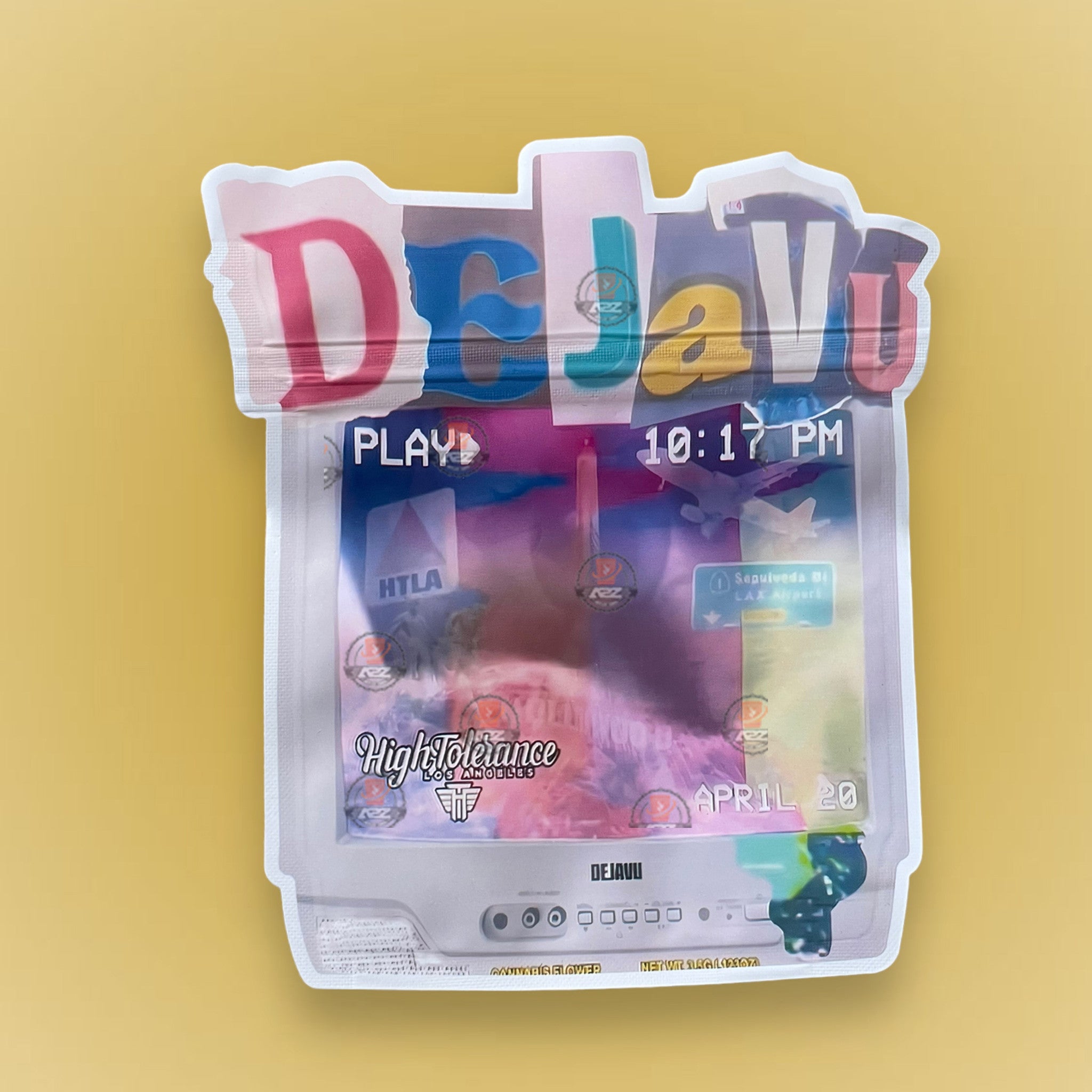 DeJa Vu 3.5G Mylar Bags- High Tolerance Packaging Only Cut Out