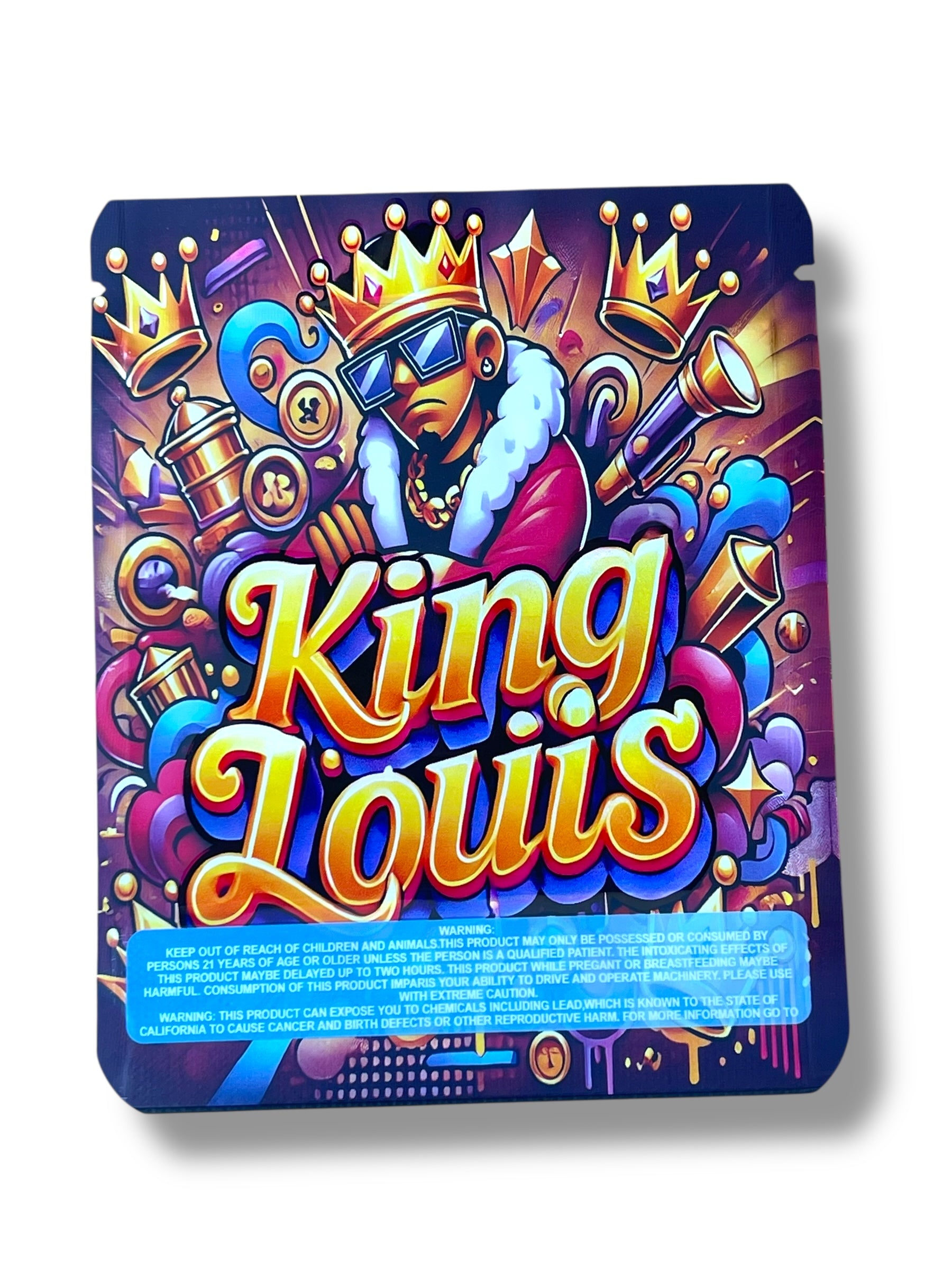 King Louis 3.5g Mylar Bag- Packaging Only
