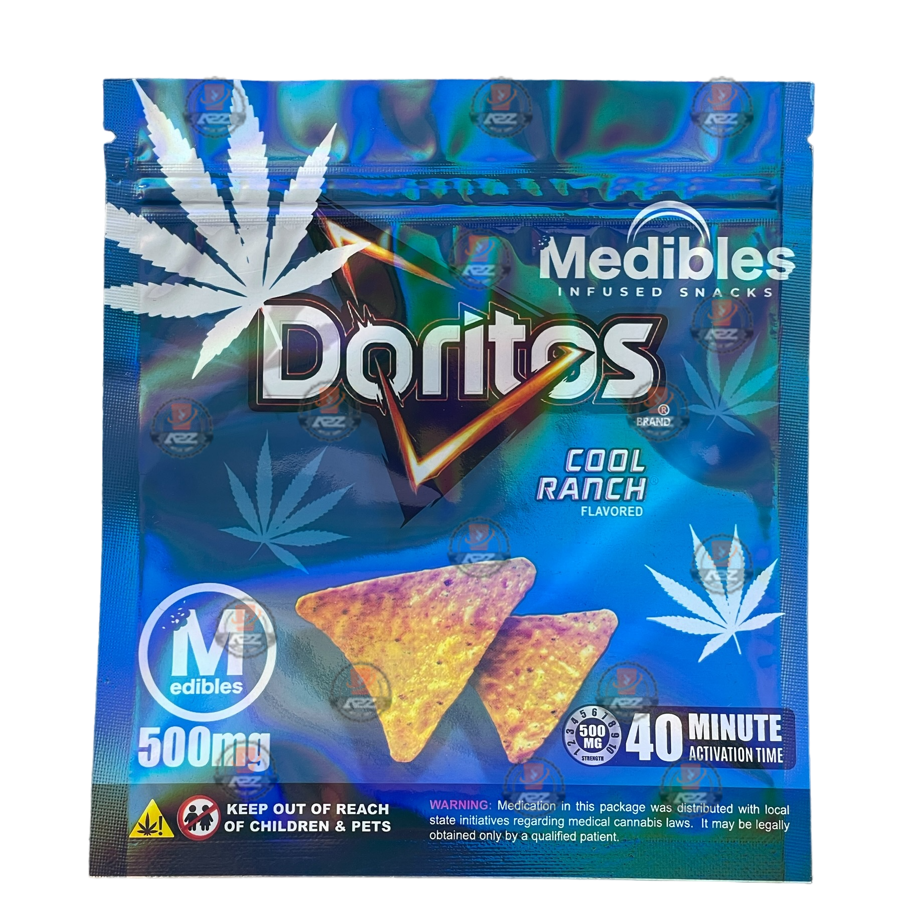 Doritos Cool Nacho 500mg Mylar Chips bags 3.5G