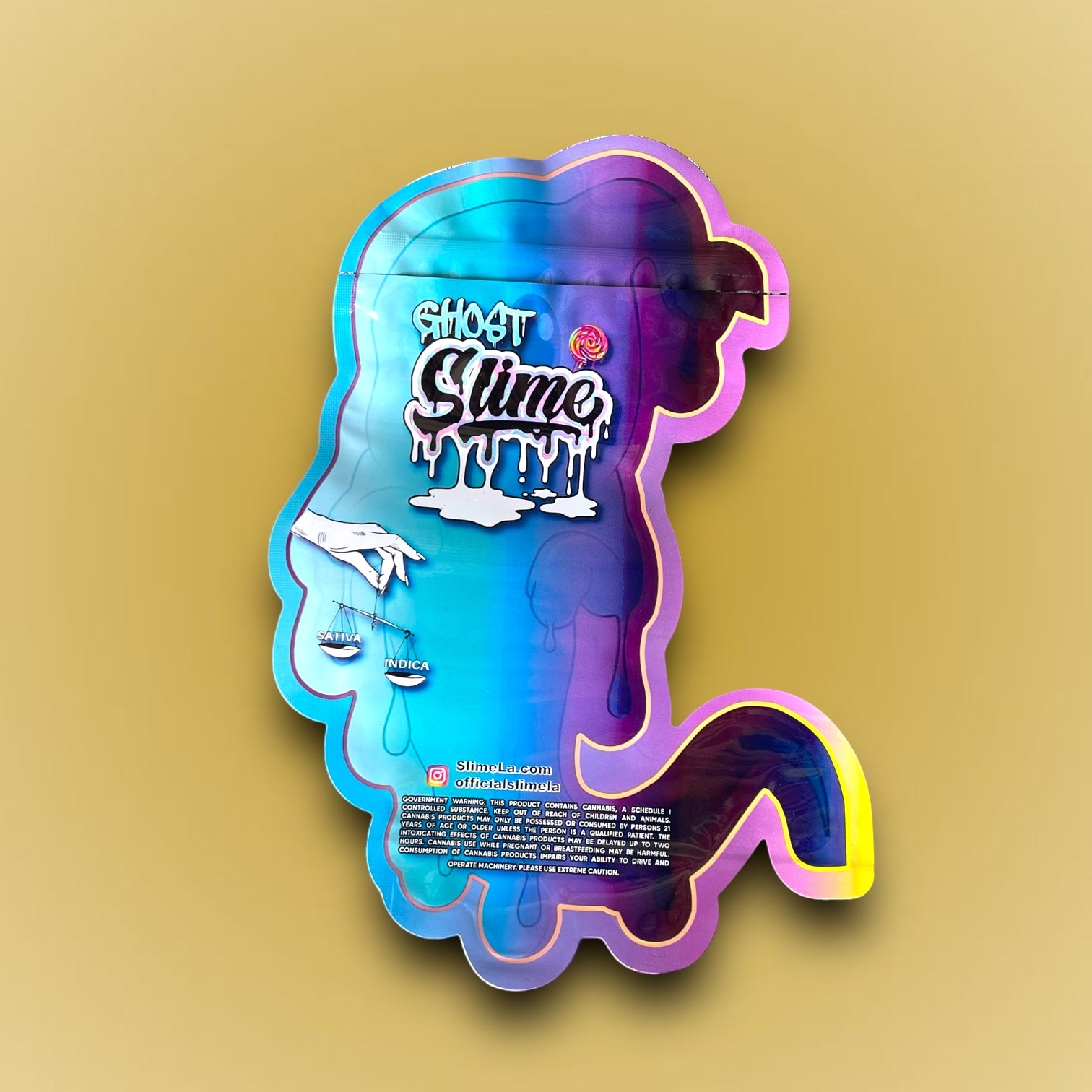 Ghost Slime 3.5G Mylar Bags Packaging Only