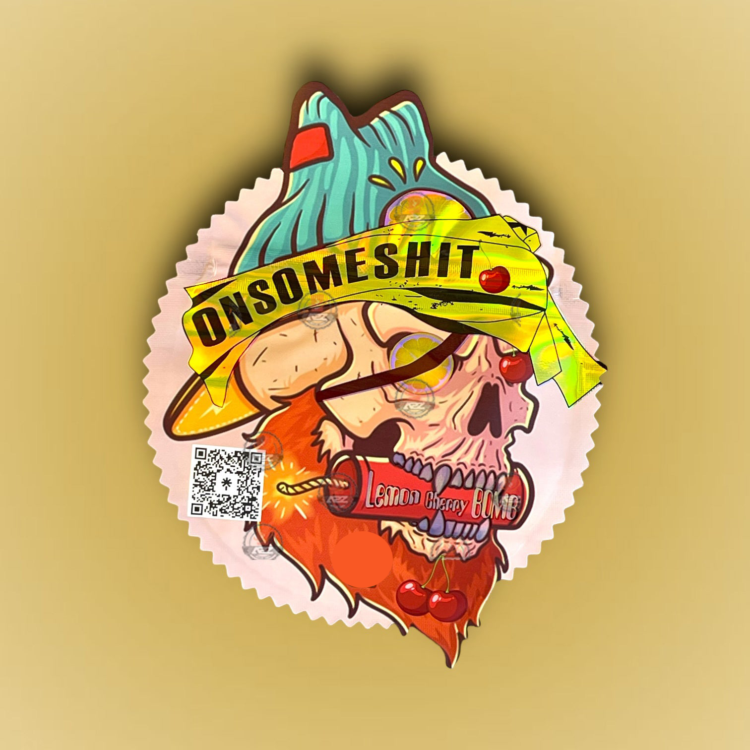 Lemon Cherry Bomb 3.5G Mylar Bags-On Some Shit