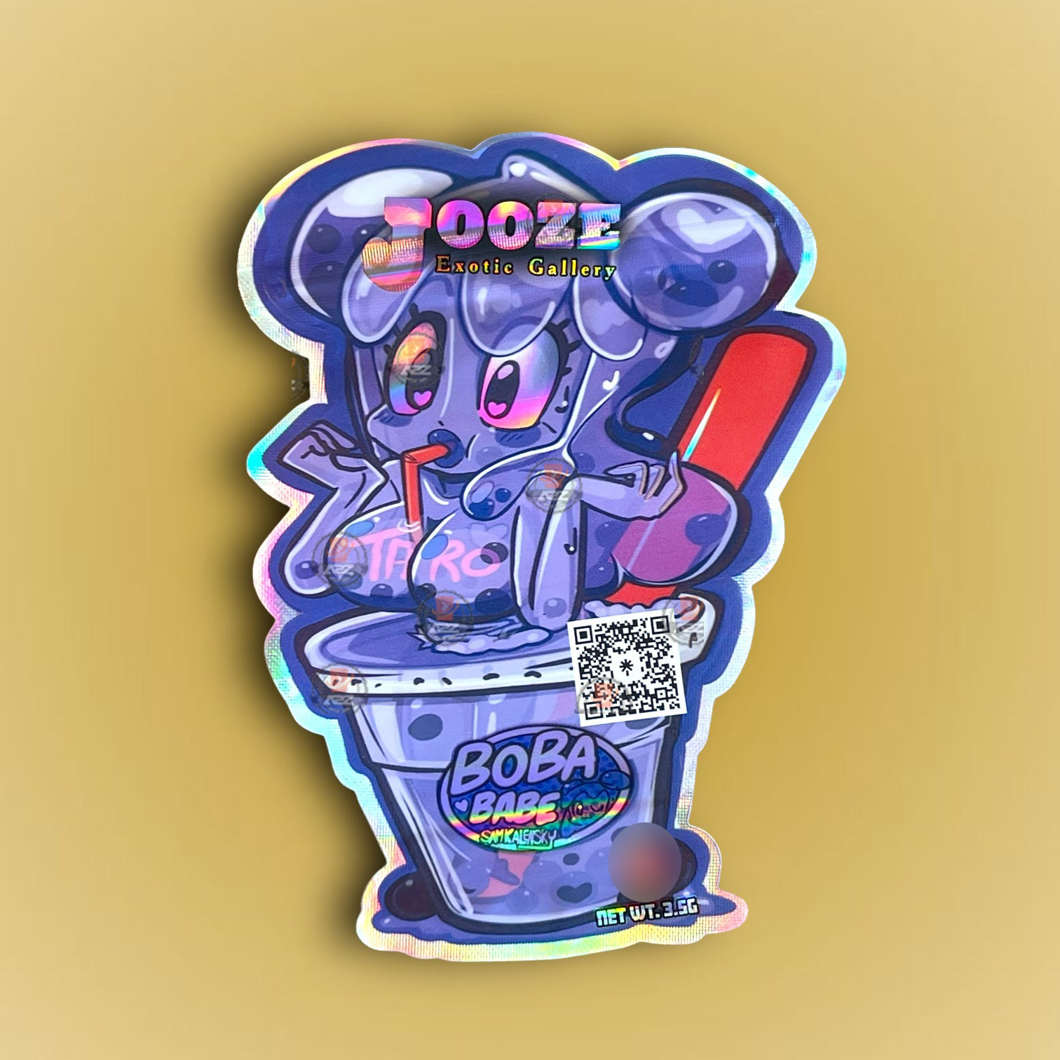 Boba Babe 3.5G Mylar Bags-Jooze Exotic Gallery