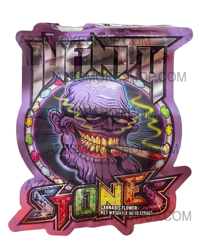 Infinity Stonez Cut Out Mylar Bags g Die cut Black Unicorn Hub png