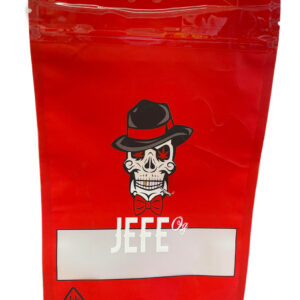 Jefe OG Cookies with window Mylar bag OZ count Black Unicorn Hub jpg