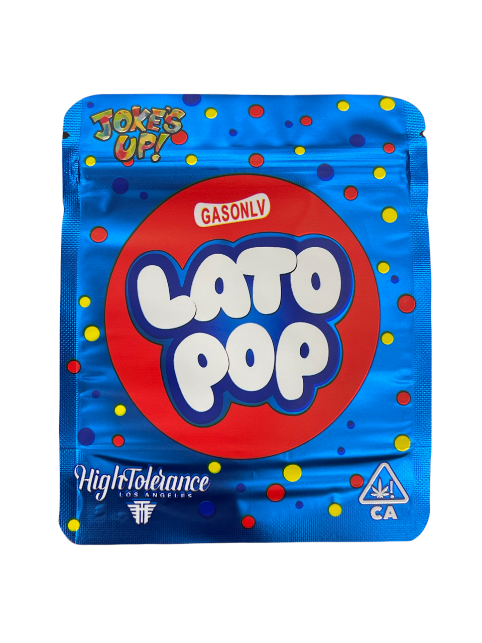 Jokes UP Lato Pop High Tolerance Mylar zip lock bag 3.5G