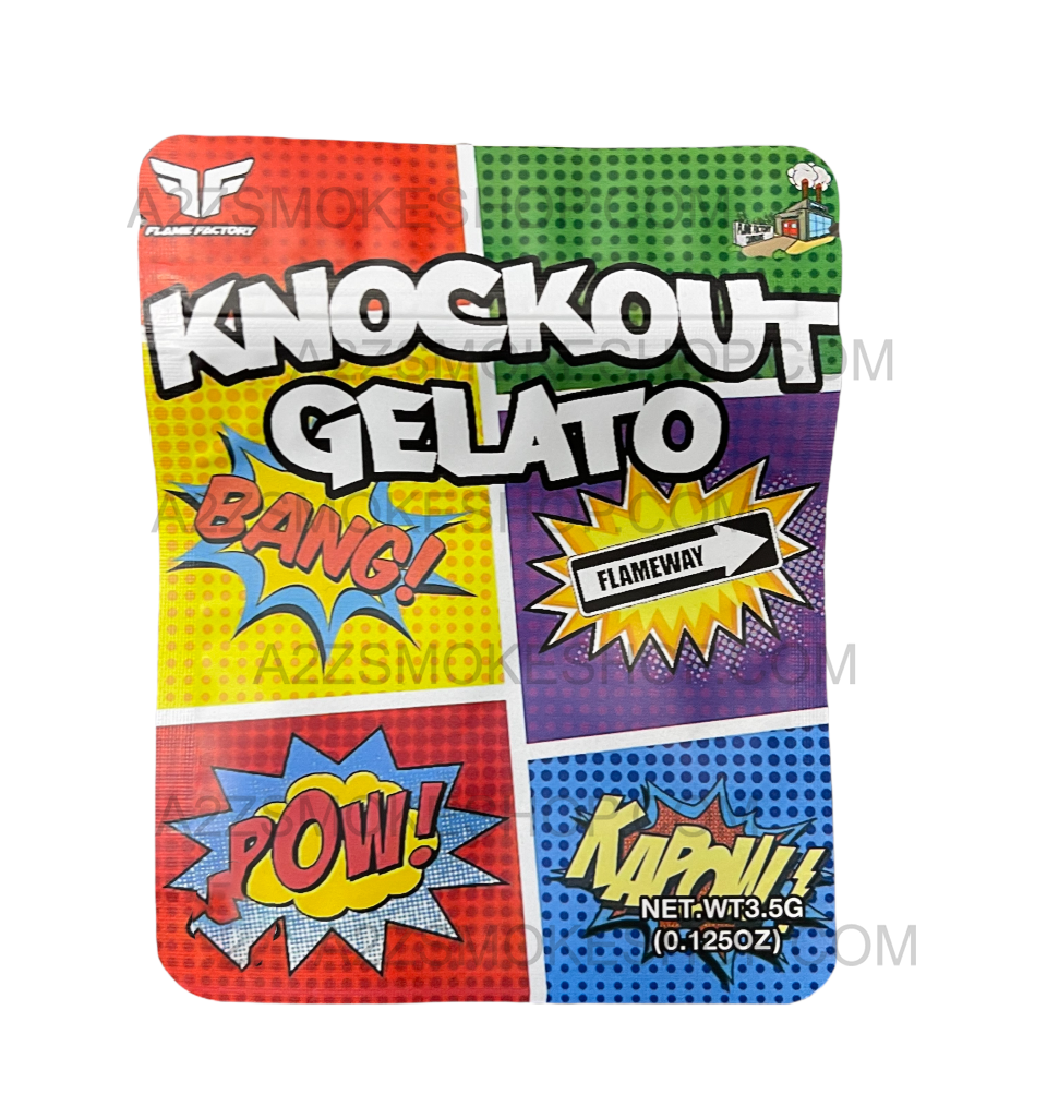Knockout Gelato Mylar bag 3.5g Packaging Only