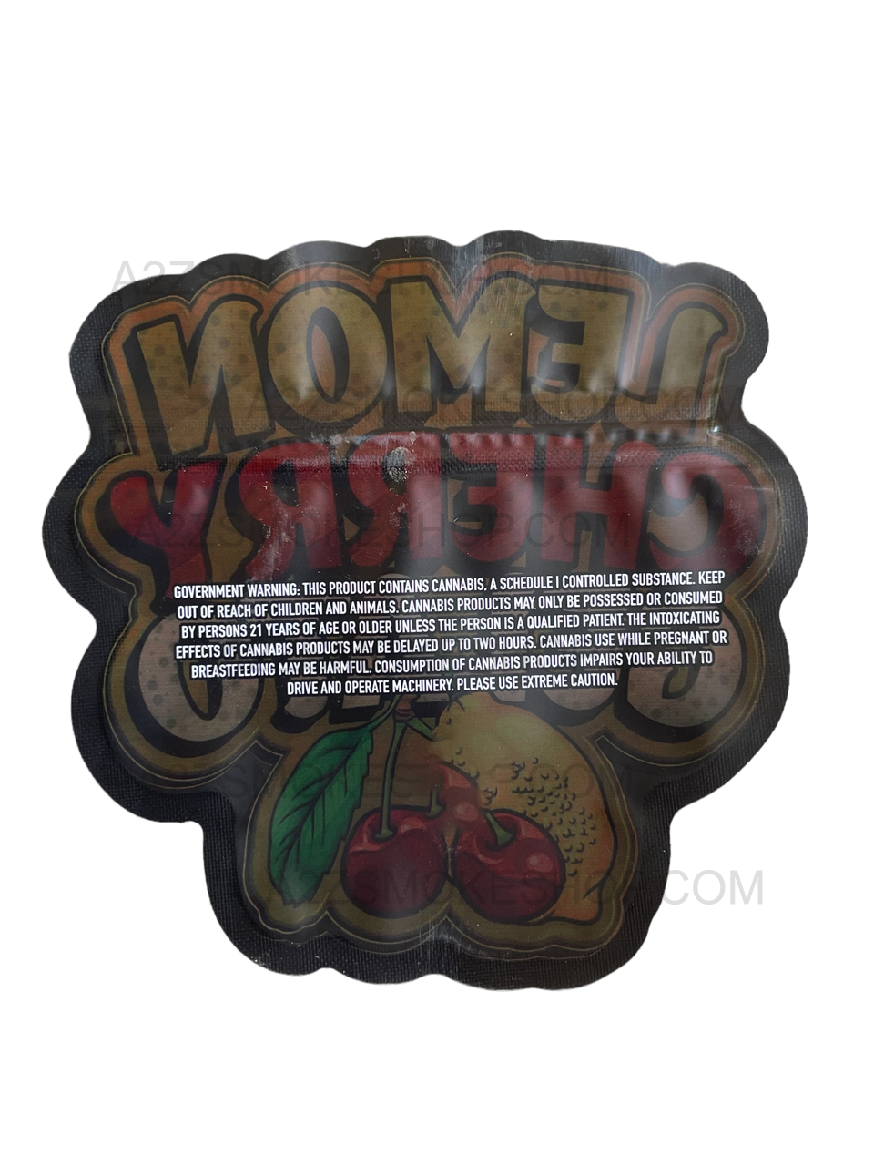 Lemon Cherry Gelato Cut Out Mylar Bags g Die cut Black Unicorn Hub x x ac dd d e fbcecafb png