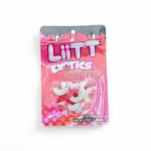 Liitt Exotics Cherry g Mylar Bag MG Packaging Only jpg