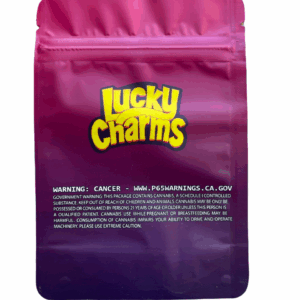 Lucky Charms Mylar bag g Empty Mylar bags with window Black Unicorn Hub png