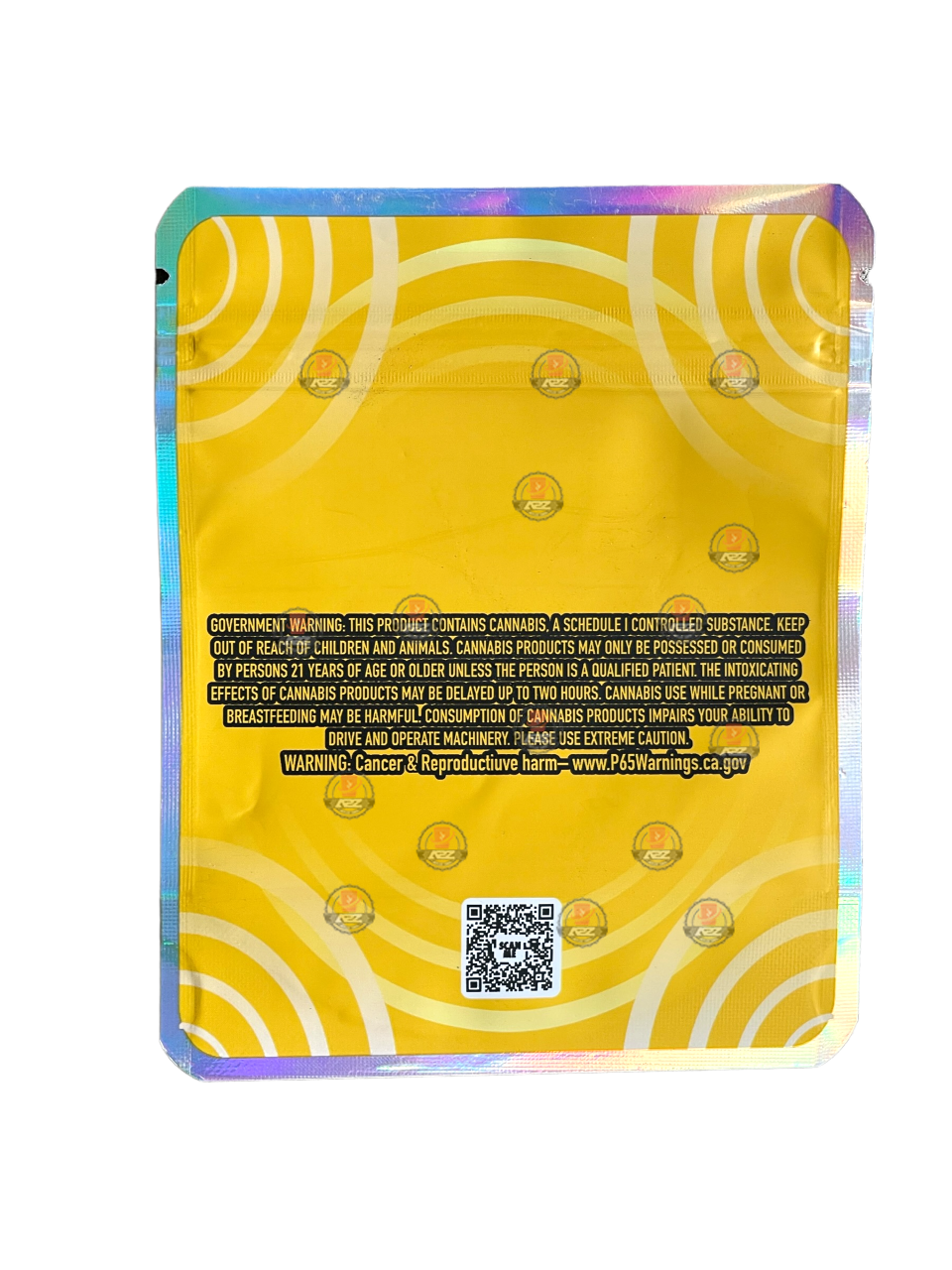 Don Merfos Super Lemon Sherb bag 3.5g Glossy Mylar Bag Exotics Candy Pheno