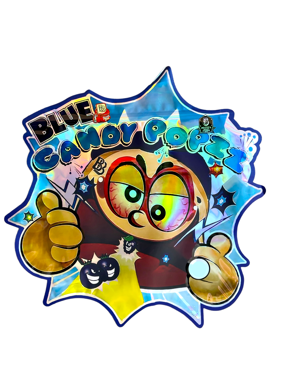 Blue Candy Poppz Pound Bag (Large) 1LBS – 16OZ (454g)