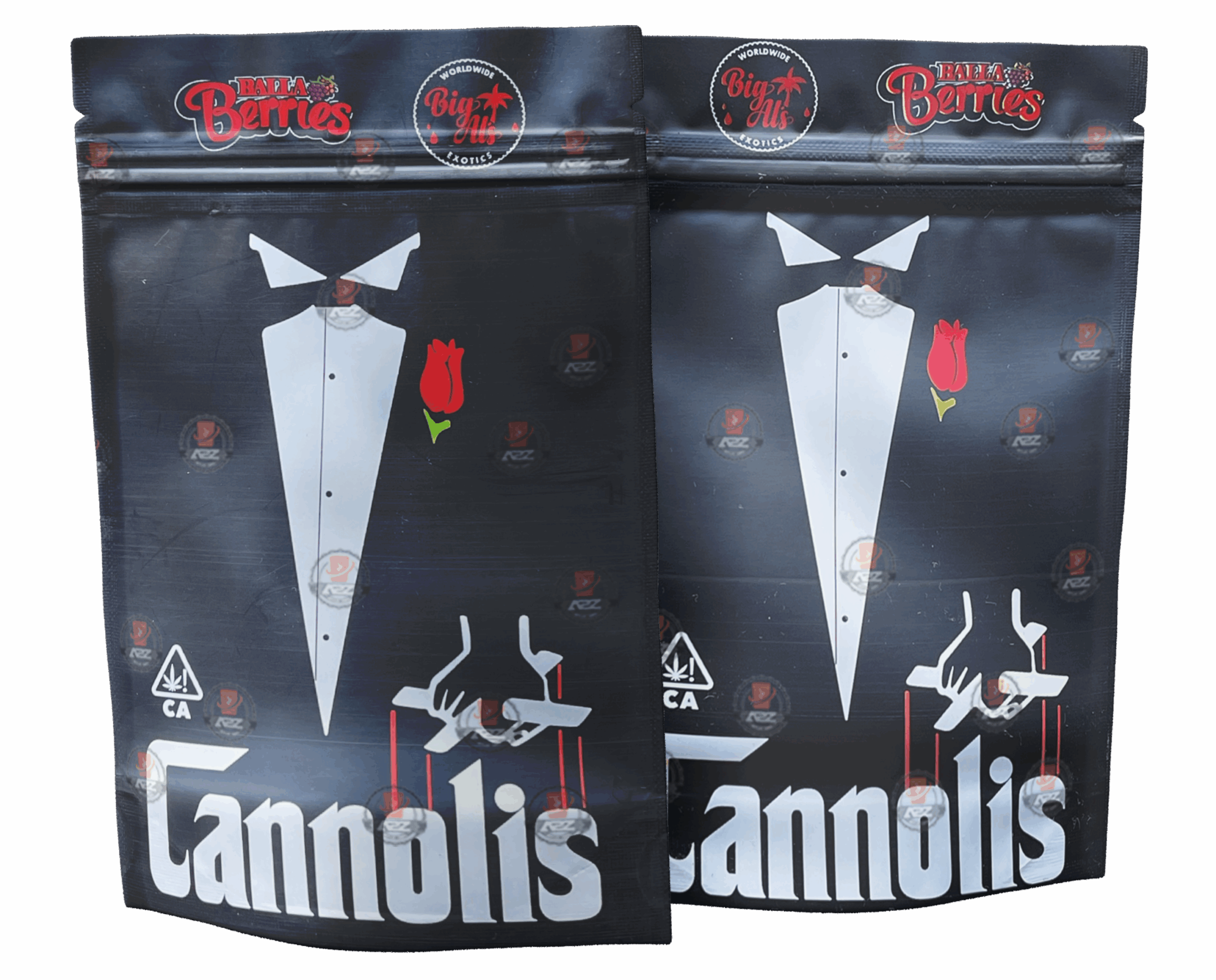 Balla Berries Cannolis Mylar zip lock bag 3.5G