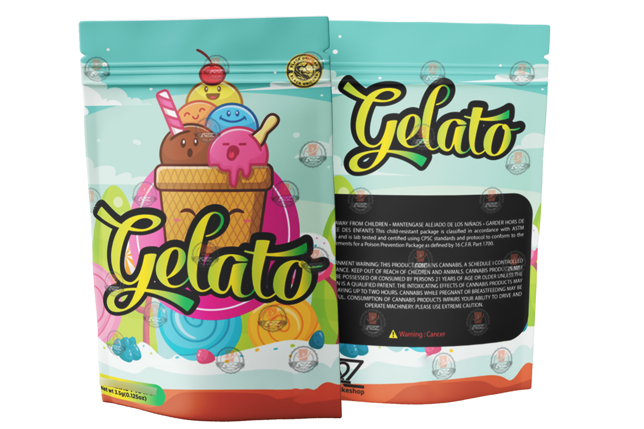 Gelato Mylar Bag 3.5G