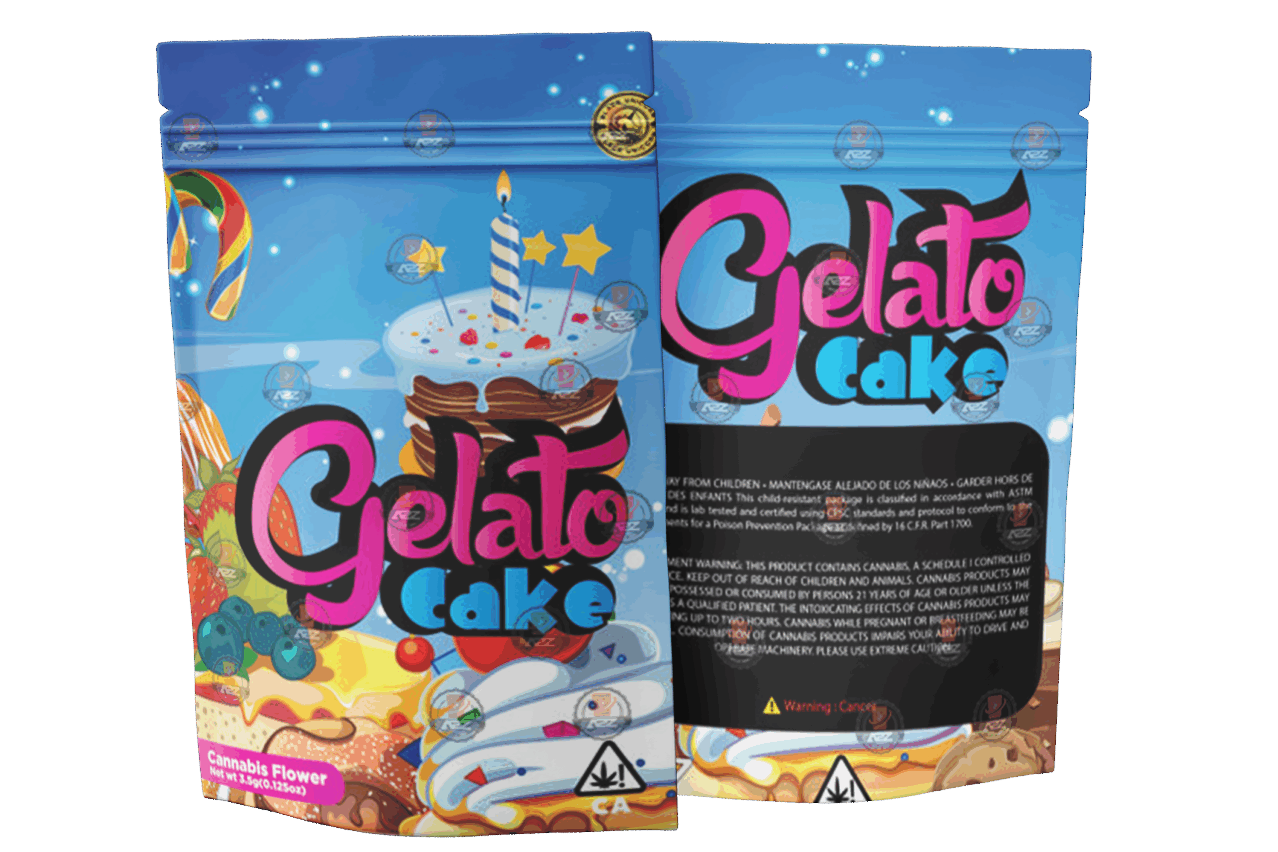 Gelato Cake Mylar Bag 3.5G