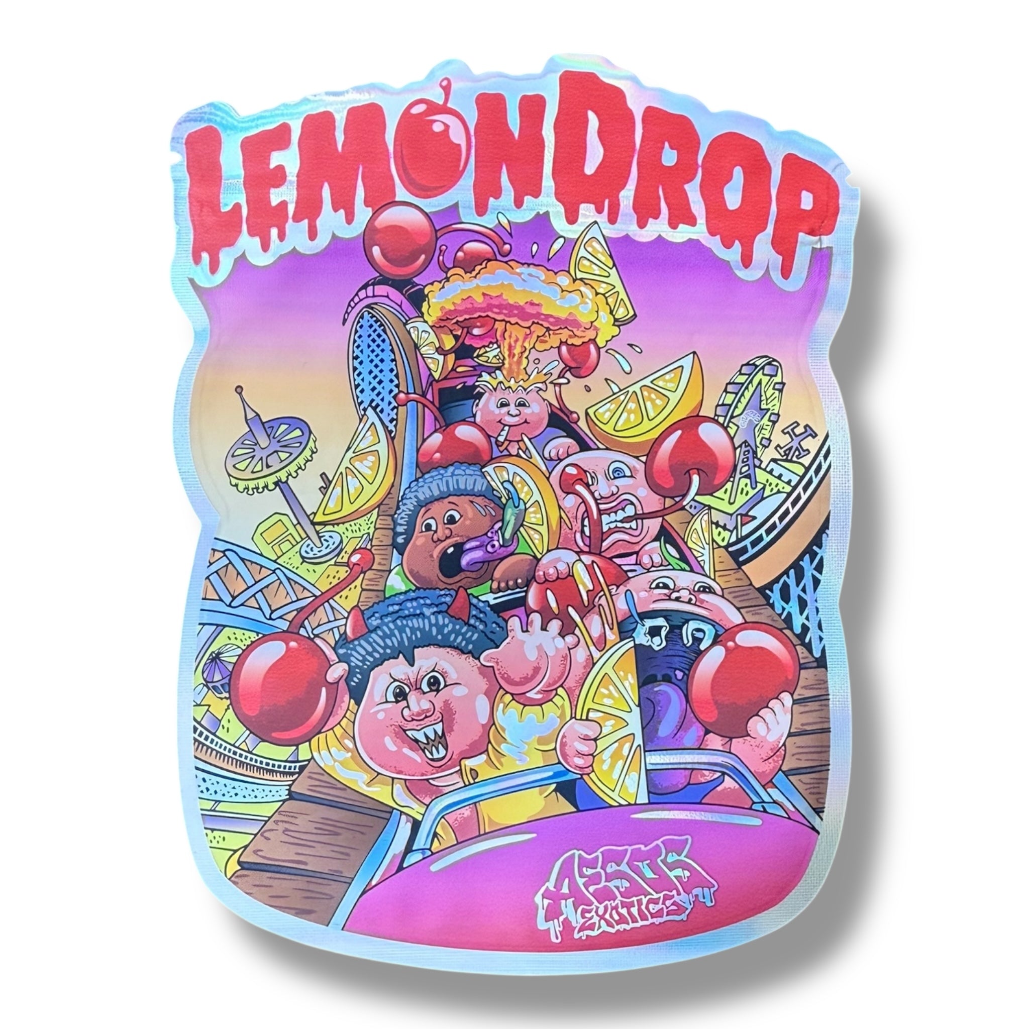 Lemon Drop Mylar Bag 3.5g shape bag