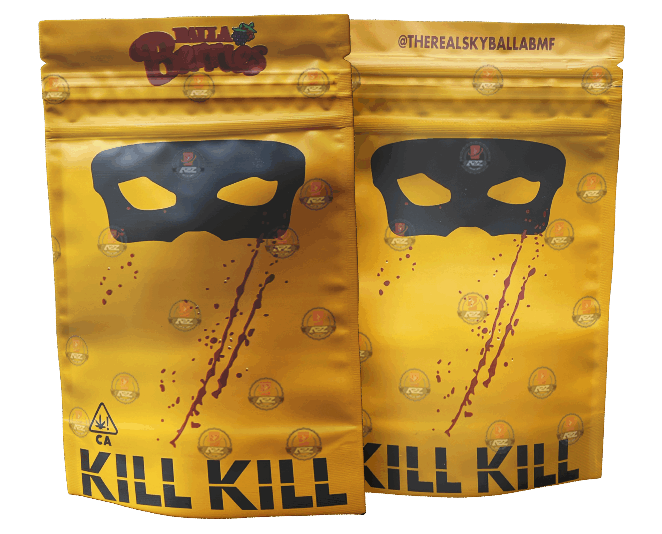 Balla Berries Kill Kill Mylar zip lock bag 3.5G