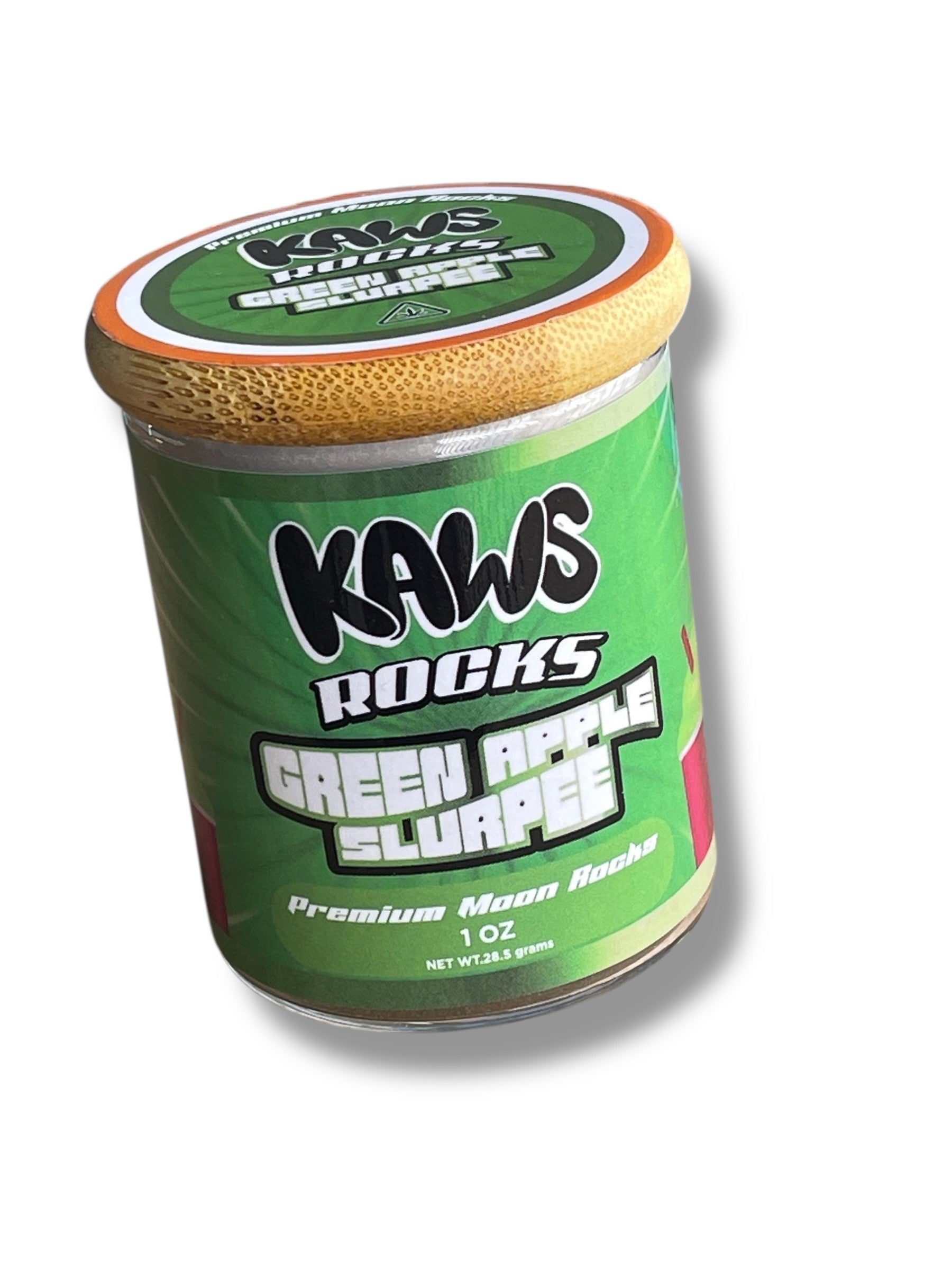 Kawz Exotic Slurpee Edition Moon Rocks 1oz Glass Jars – Varity Pack 16 Strains in box Empty Jars