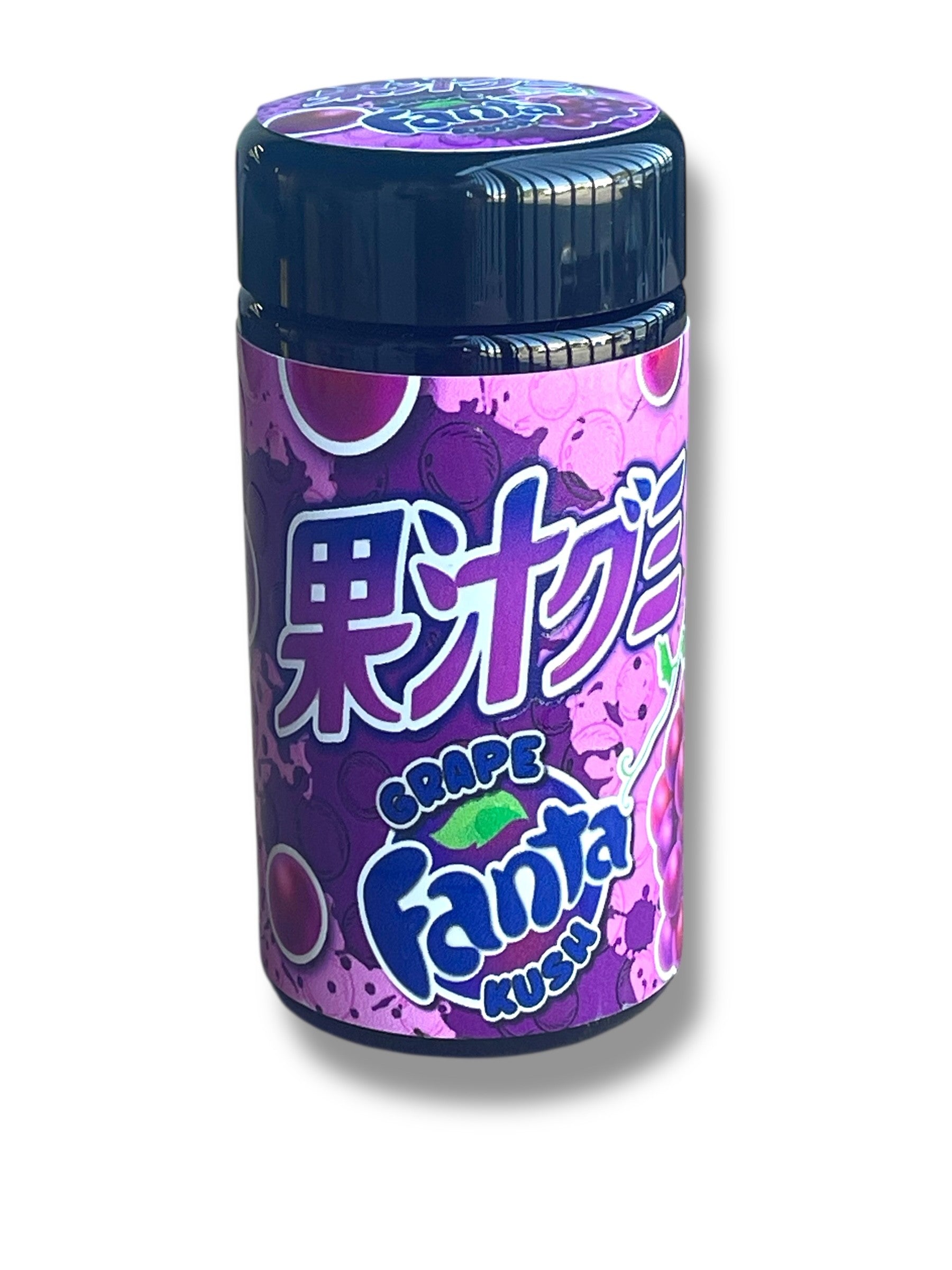 100 ML Black UV Miron glass jars 3.5g-7g Grape Fanta Kush