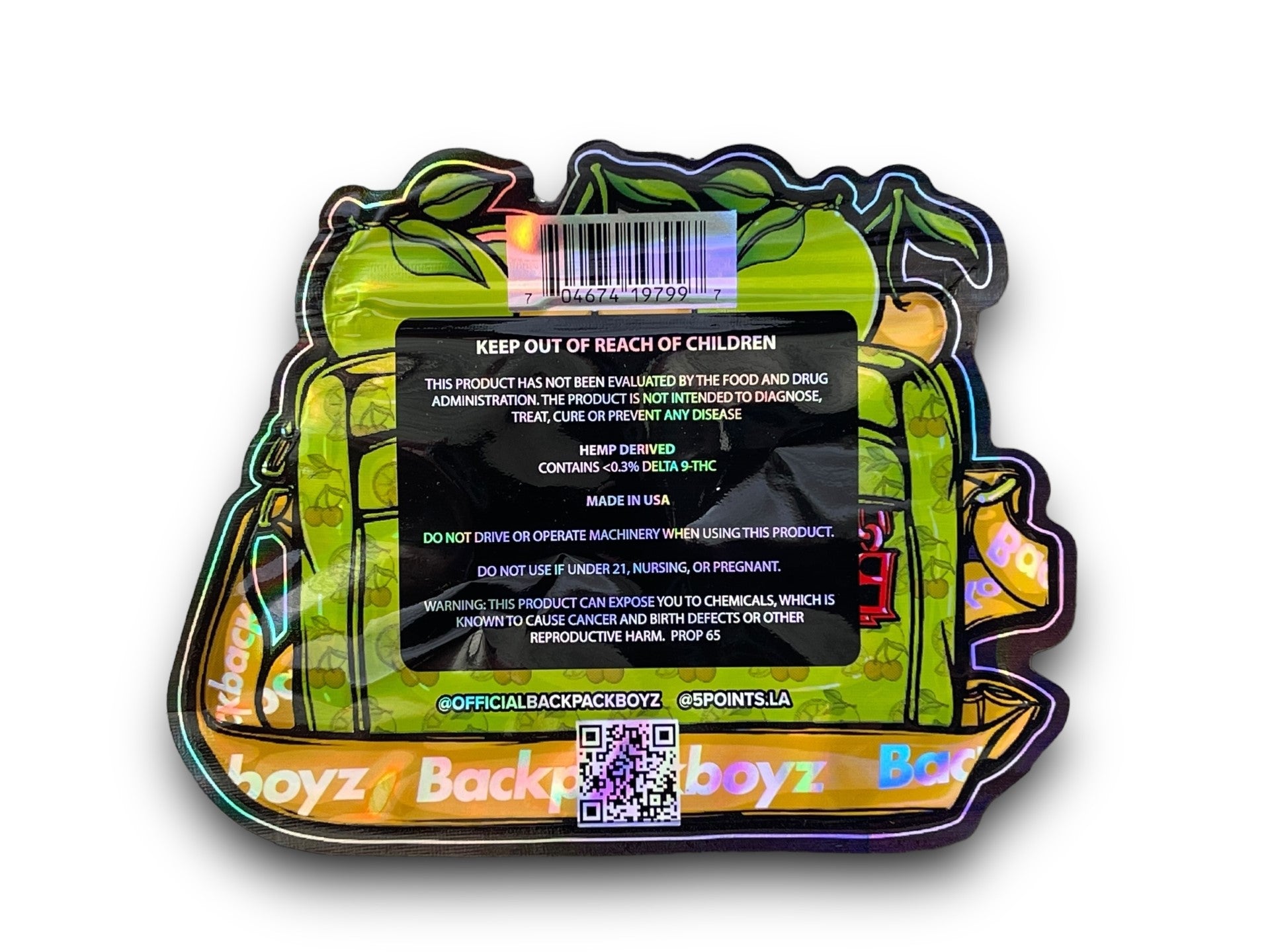 Backpack Boyz Lemon Cherry Gelato 3.5G Myar Bag
