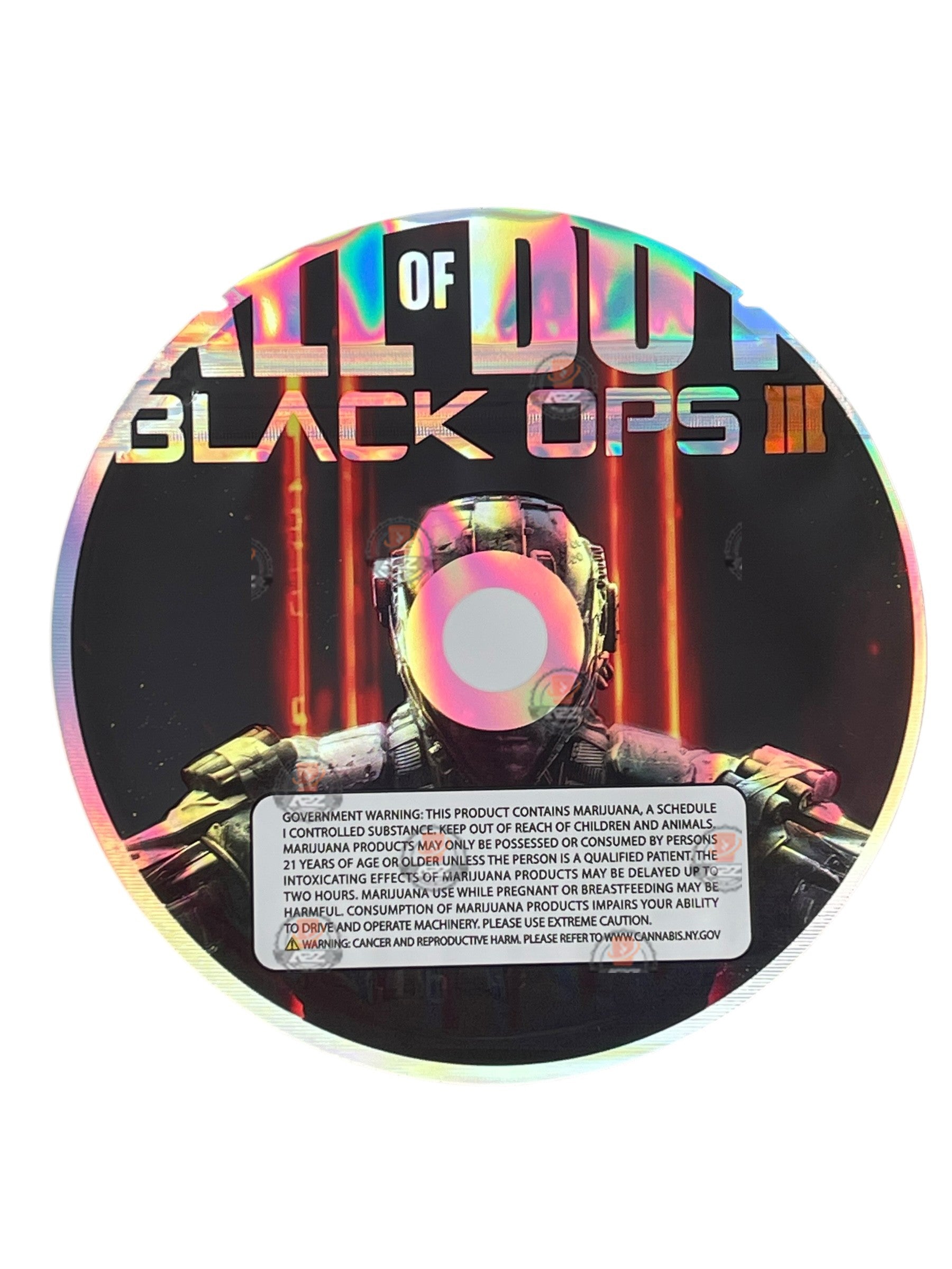 Call Of Duty Black Ops CD Cases with Mylar bags 3.5g