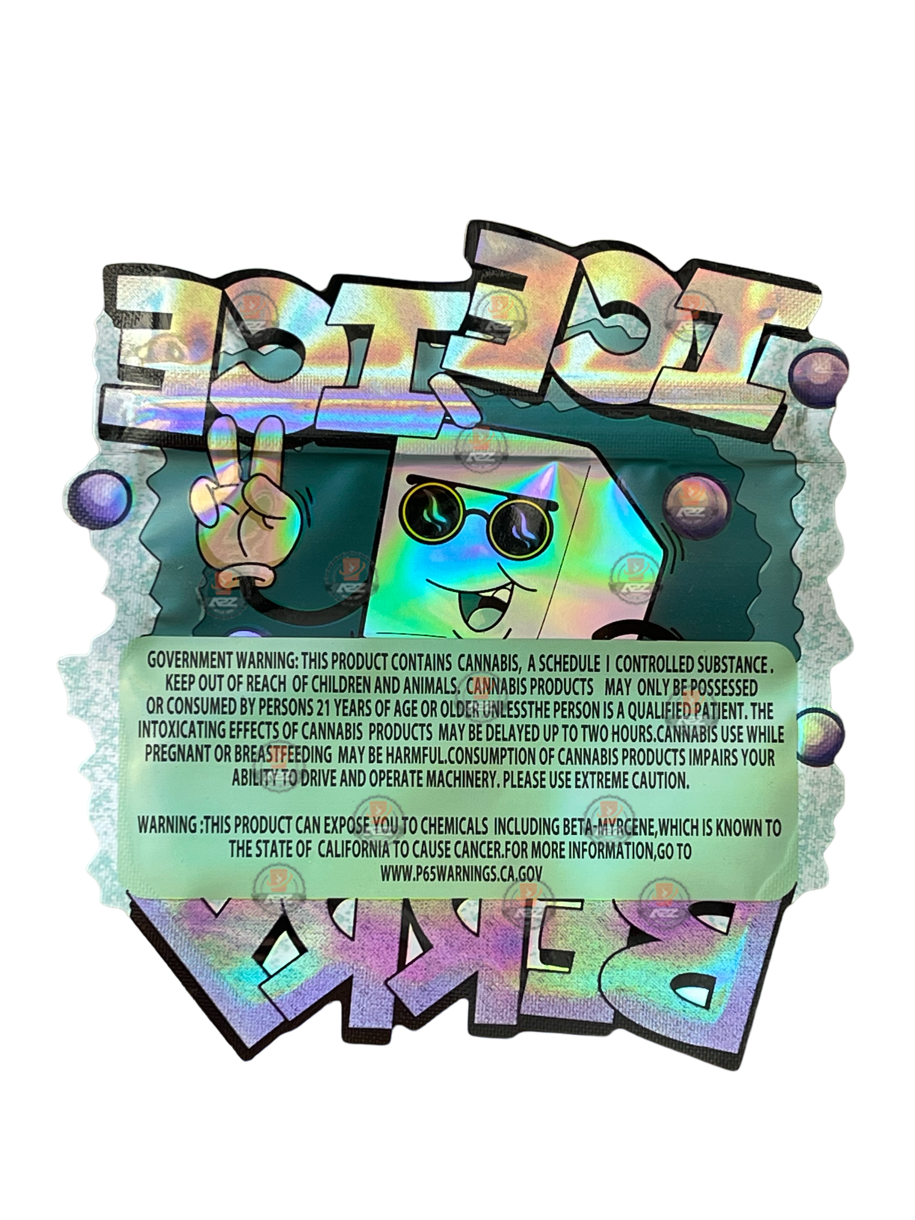 Ice Ice Berry 3.5 grams Mylar Bag Holographic