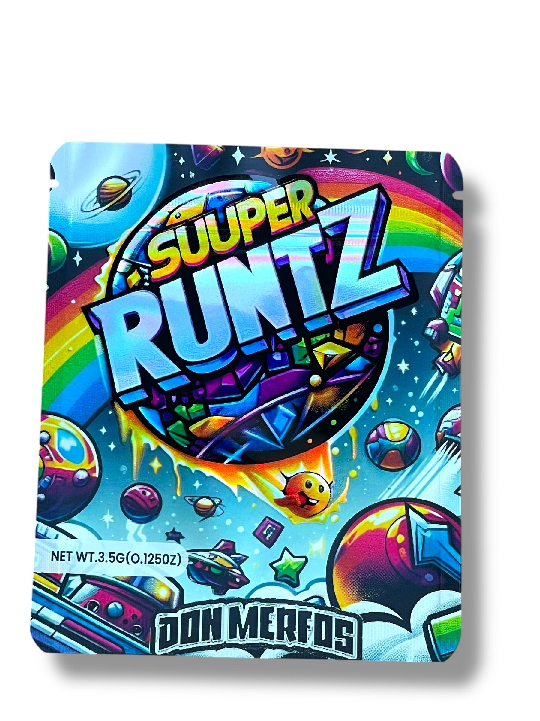 Don Merfos Super 3D Box and Bags 3.5g Box Packaging Holographic