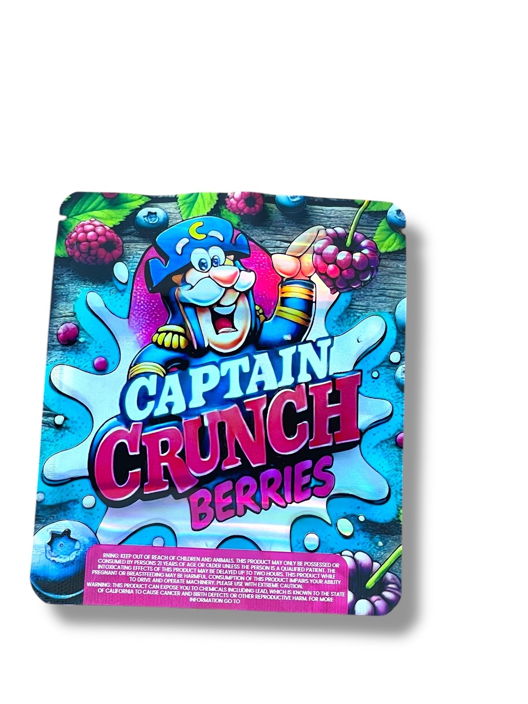 Captain Berries 3D Box and Bags 3.5g Box Packaging Holographic