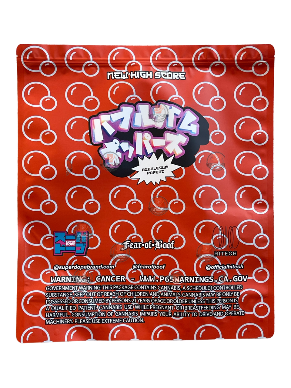 Bubblegum Popperz By Superdope  (Large) 1LBS – 16OZ (454g)