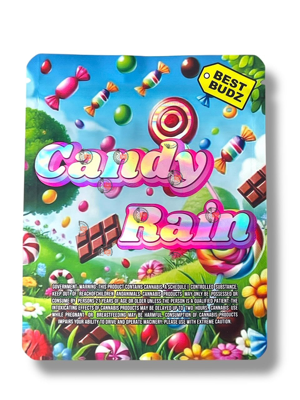 Candy Rain Best Budz Mylar Bag 3.5g