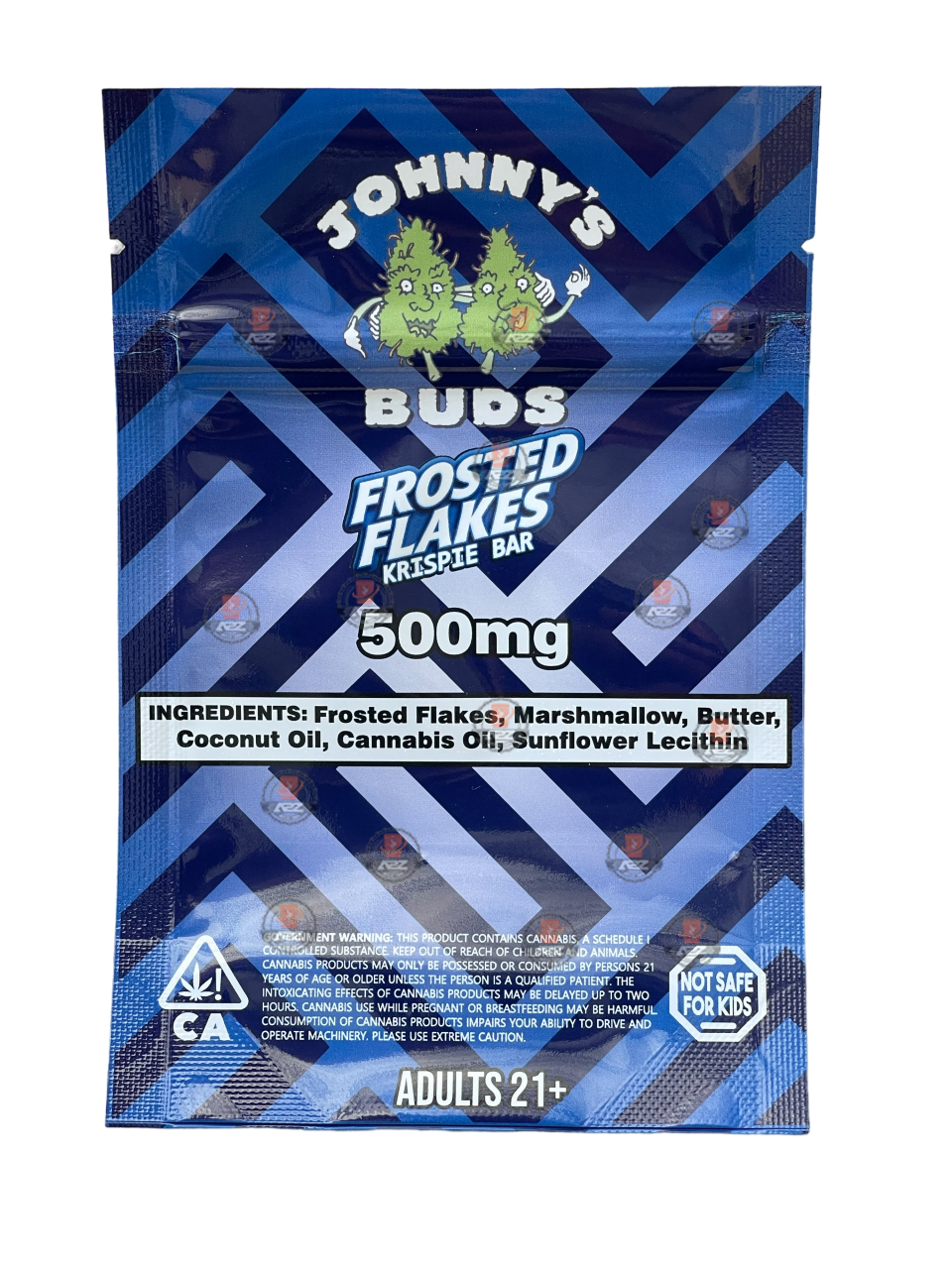 Frosted Flakes Krispie Bar 500mg Mylar bags -Empty Packaging Only