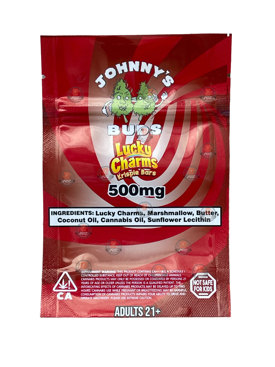 Lucky Charms Krispie Bar 500mg Mylar bags -Empty Packaging Only