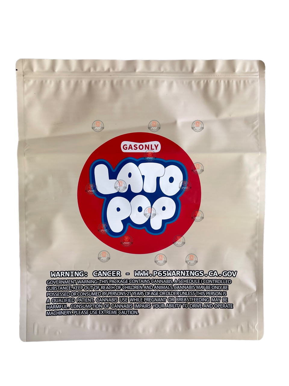 Lato Pop Top Secret Pound Bag Blue (Large) 1LBS – 16OZ (454g) Jokes Up
