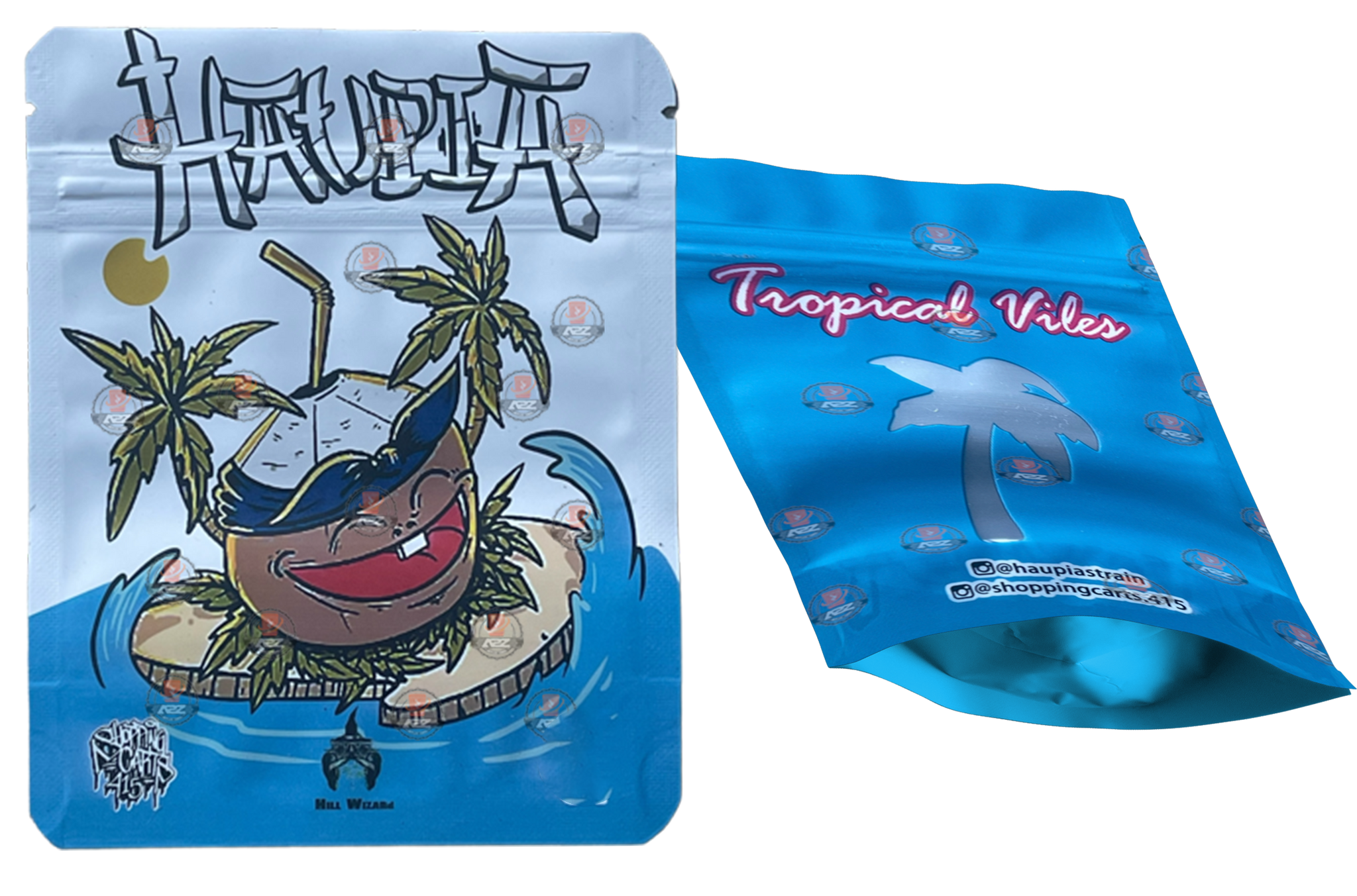 Haupia Tropical Vibes Shopping Carts 415  3.5g Mylar bag