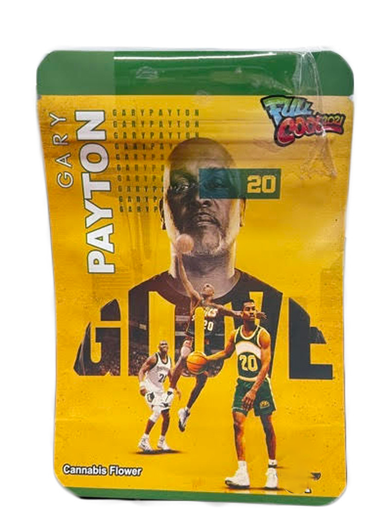 Gary Payton Mylar bag 3.5g Smell Proof Airtight Mylar Bag- Packaging Only
